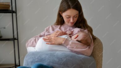 medium shot mother with cute newborn 23 2150276268