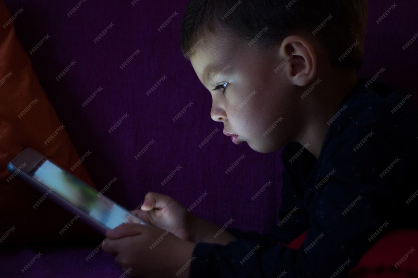 cute kid with tablet dark 1212 867