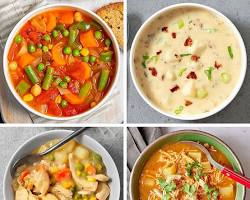 صورة Variety of soups