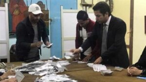 إعلان النتيجة الرسمية بدائرة قسم شرطة أول المنيا بعد الانتهاء من الحصر العددي