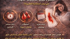 استمرار نزول الدم بعد الدورة.. متى يكون طبيعيًا ومتى يستدعي القلق؟