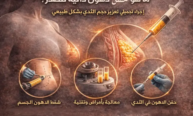 حقن دهون ذاتية للصدر