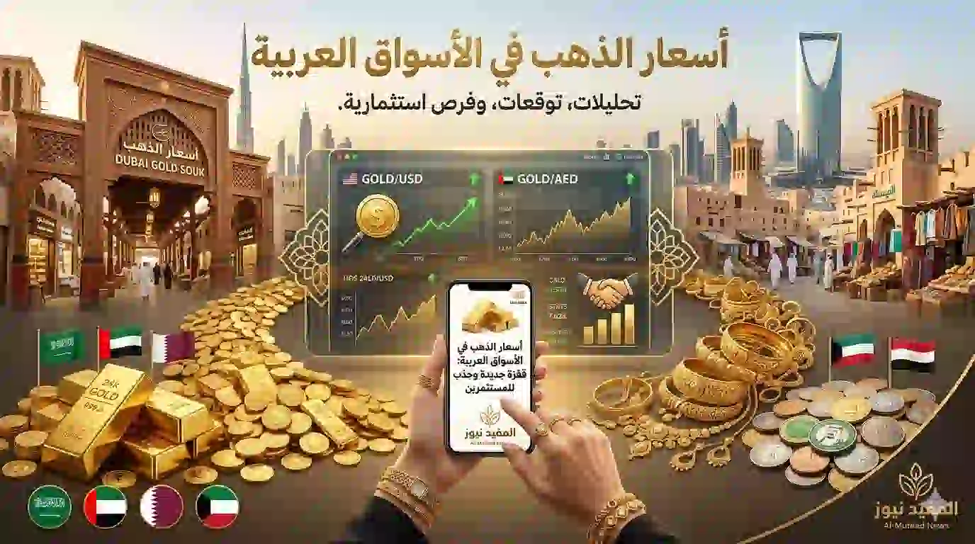 أسعار الذهب في الأسواق العربية