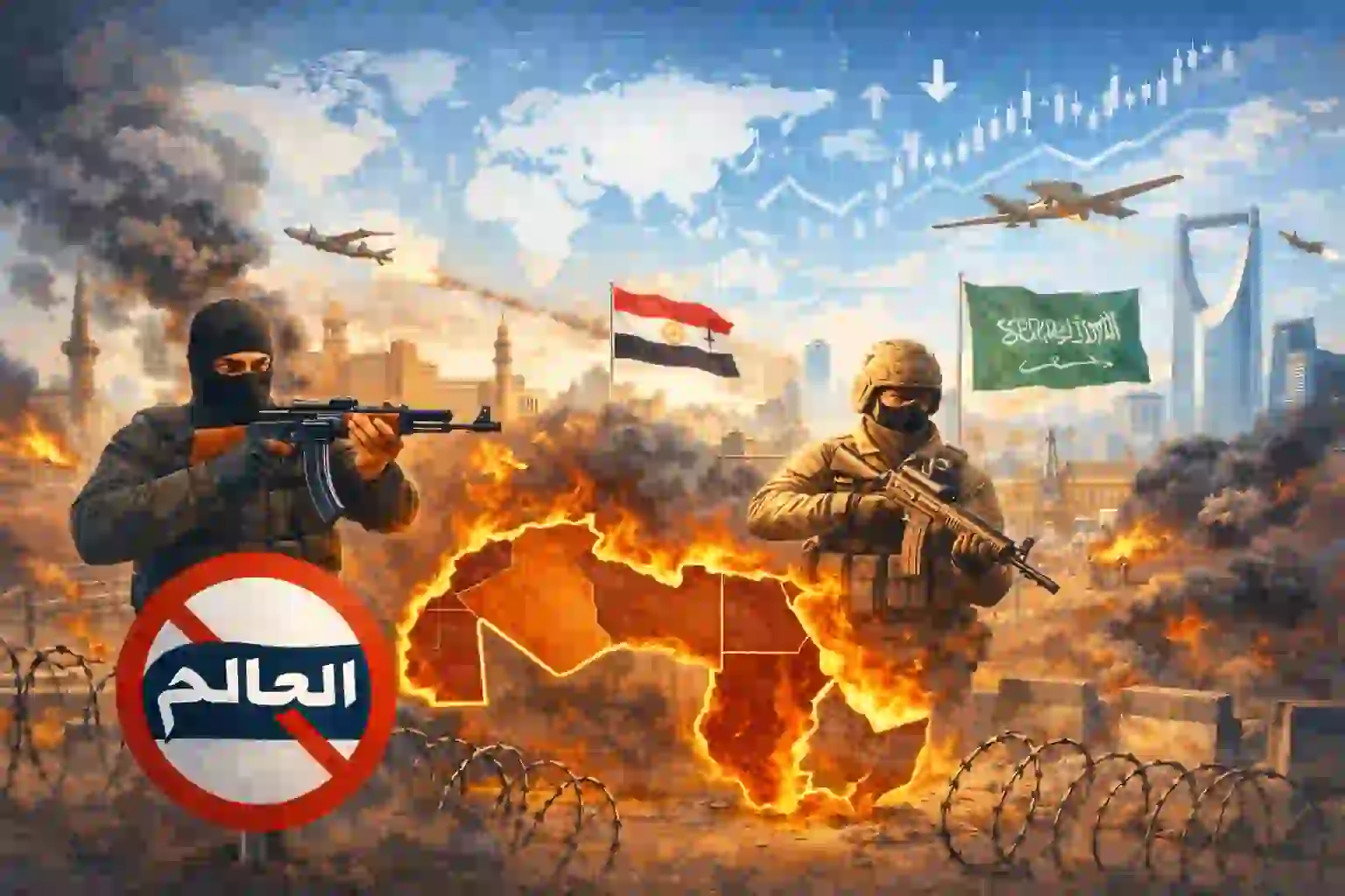 الأوضاع الأمنية في العالم العربي