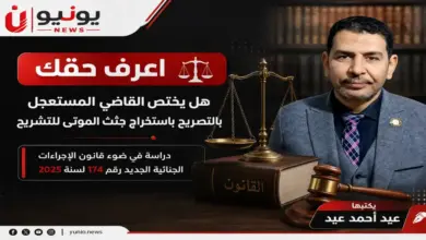 المستشار عيد احمد عيد