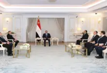 الرئيس السيسي يستقبل الدبيبة