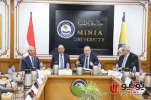 المجلس الأعلى للجامعات من المنيا.. قنصوة وكدواني وفرحات يؤكدون التكامل لدعم التنمية وخدمة المواطنين