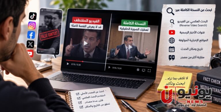 الفيديو المقتطع قد يغيّر الحقيقة.. كيف تبحث عن النسخة الكاملة؟